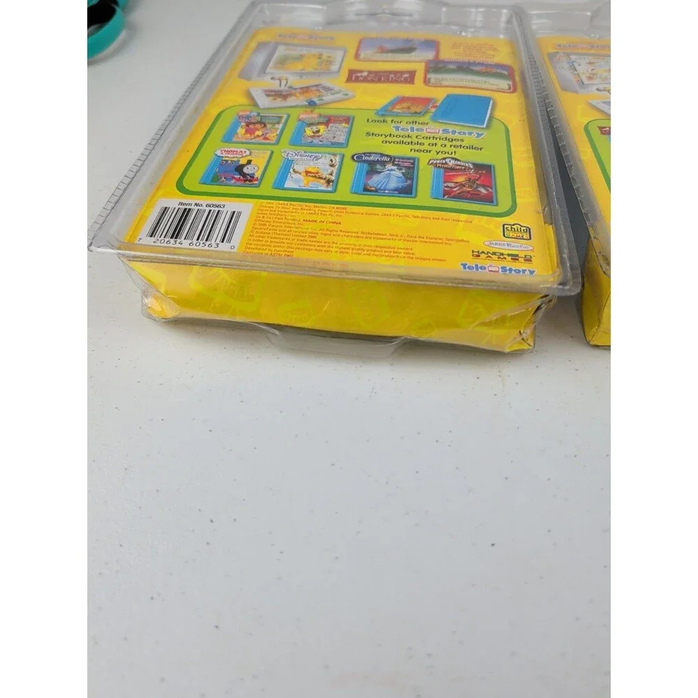 Storybook Cartridge Tele Story Set Of 2 Disney Lion King - Winnie The Pooh New